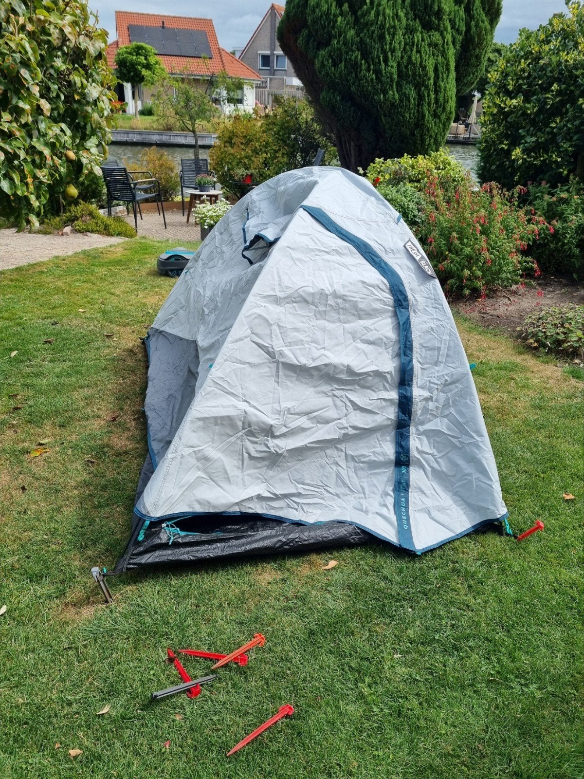 1 persoons , krap twee persoons tent, Ophalen of Verzenden, Gebruikt, Tot en met 2