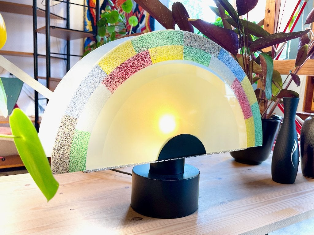 tafellamp Zonca Memphis Murano glas Italië 80s, Overige merken, -, -, Zo goed als nieuw