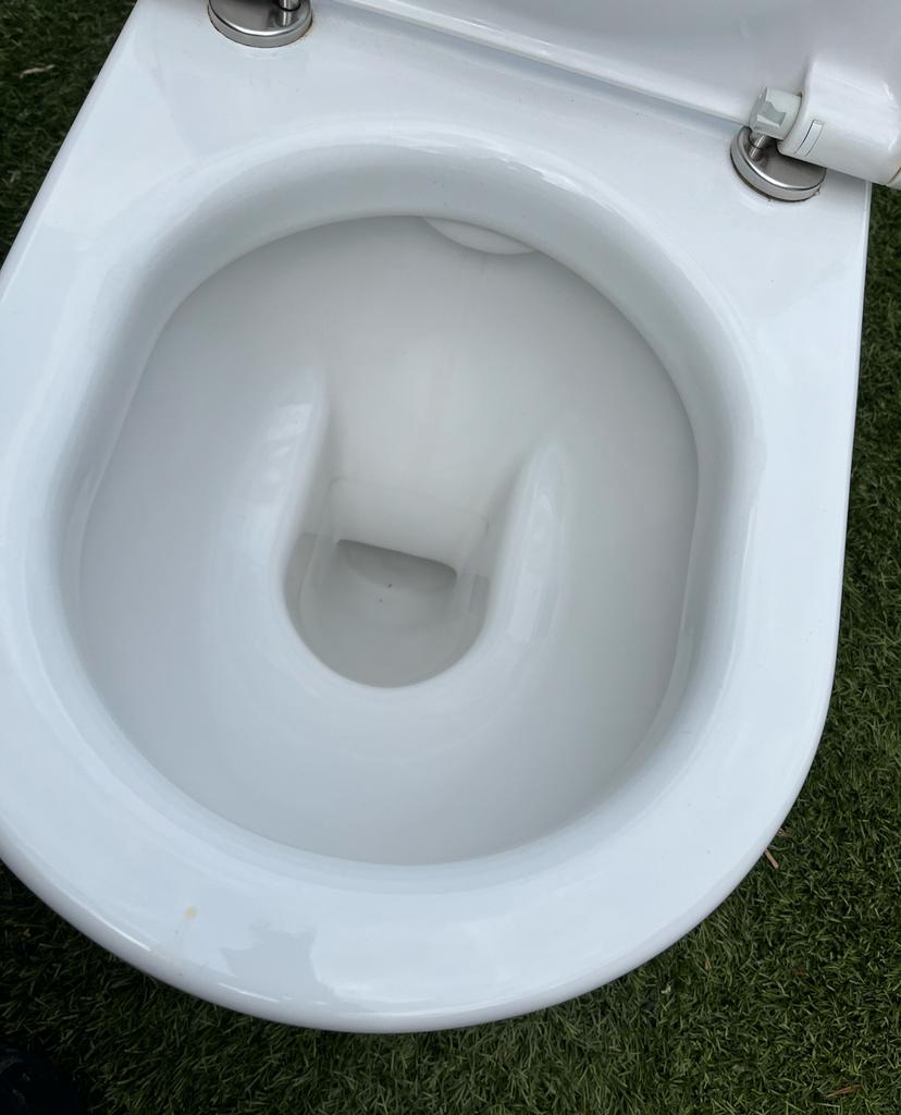 Duravit wandcloset met soft close zitting - wit, Ophalen, Gebruikt