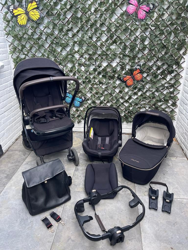 Nuna Triv Kinderwagen Compleet - Inclusief Reiswieg & Autost, Kinderen en Baby's, Kinderwagens en Combinaties, Zo goed als nieuw