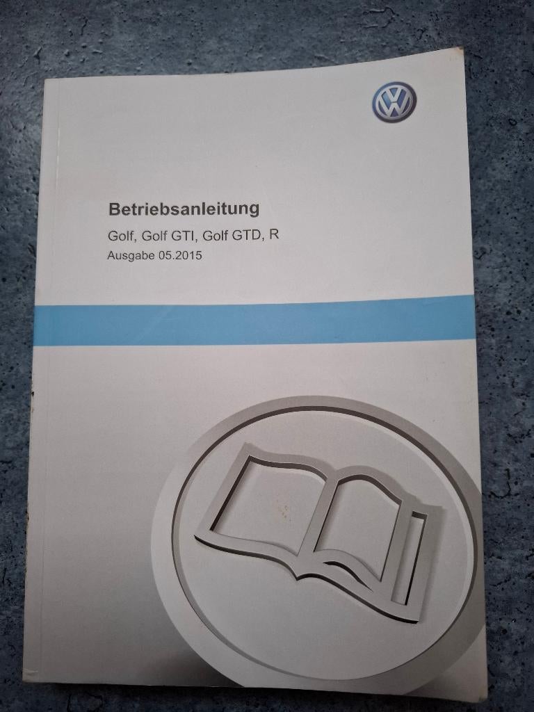 VW Golf instructie boekje originele uitgave duits talig, Verzenden