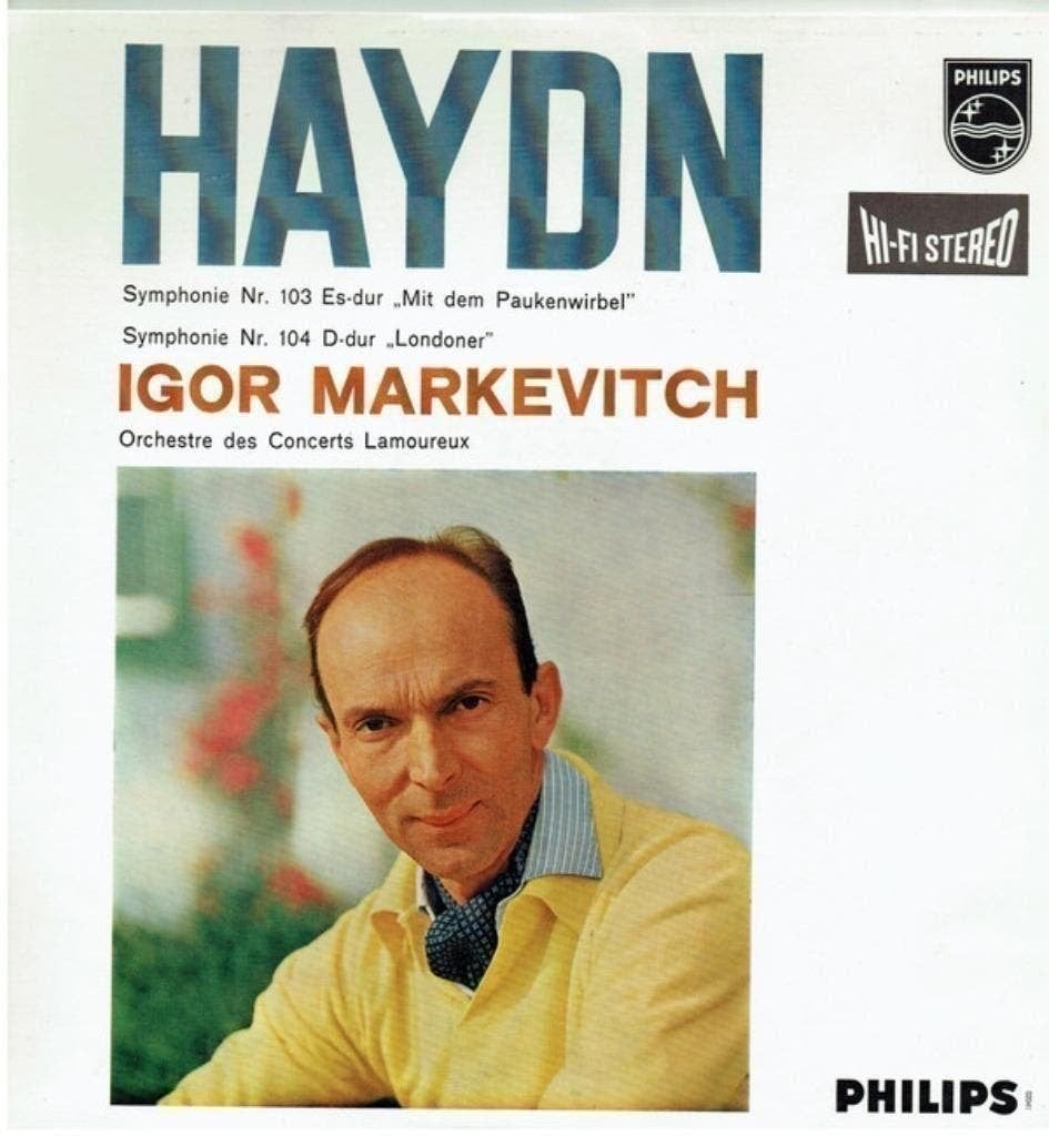 Igor Markevitch Haydn Symphonie 103 104 Philips HiFi Stereo, Kamermuziek, Ophalen of Verzenden, Zo goed als nieuw, 12 inch