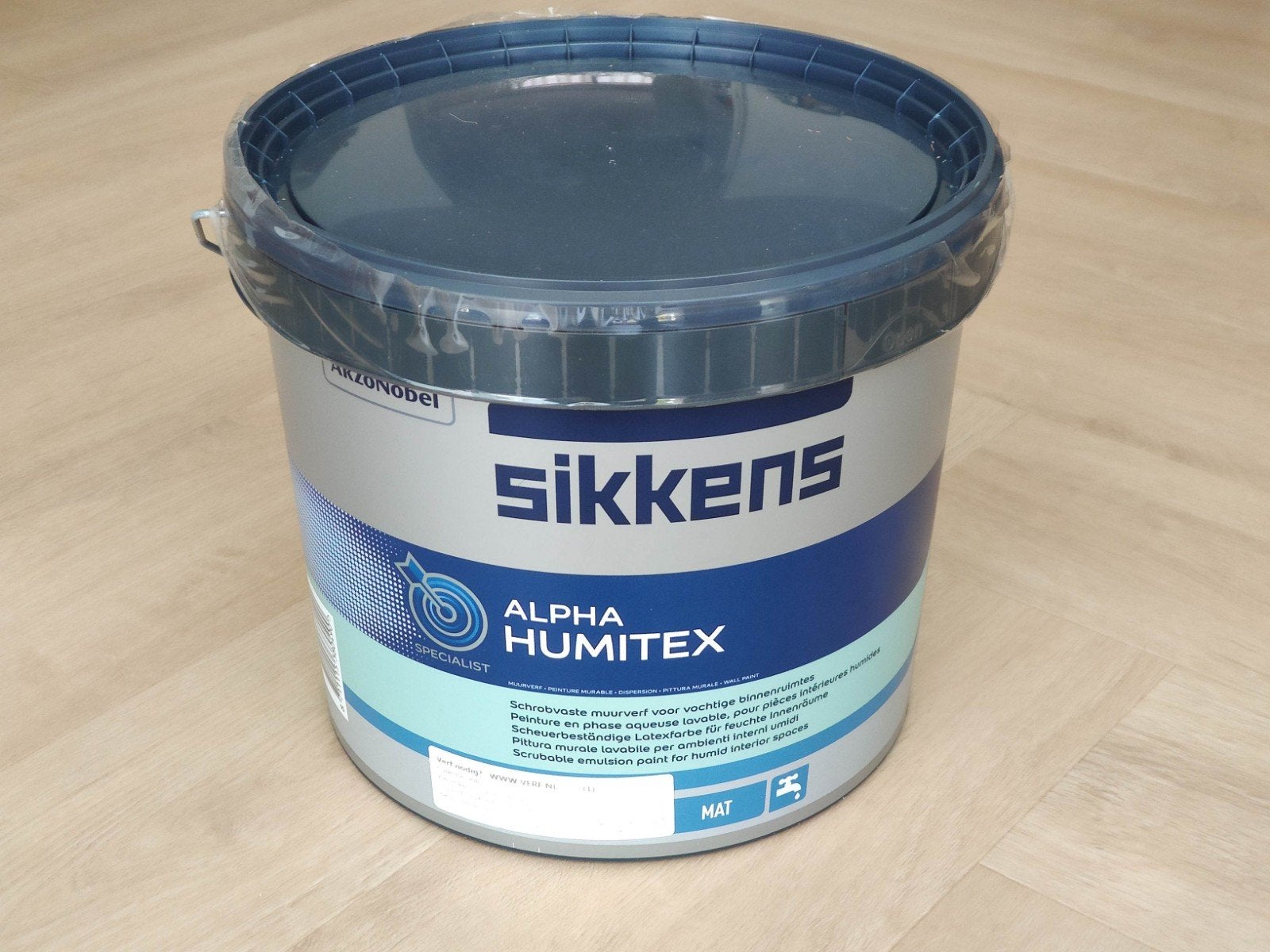 Sikkens Alpha Humitex 5 ltr RAL 9003, Ophalen, Nieuw, Wit