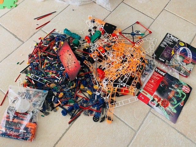 Knex, k’nex star shooter roller coaster en web weaver, Kinderen en Baby's, Ophalen of Verzenden, Gebruikt, K'nex
