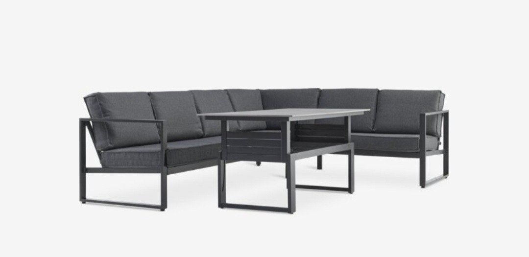 Jutlandia tafel - Nieuw in doos, Tuin en Terras, Tuinsets en Loungesets, Nieuw, Aluminium, 4 zitplaatsen, Bijzettafel, Eettafel