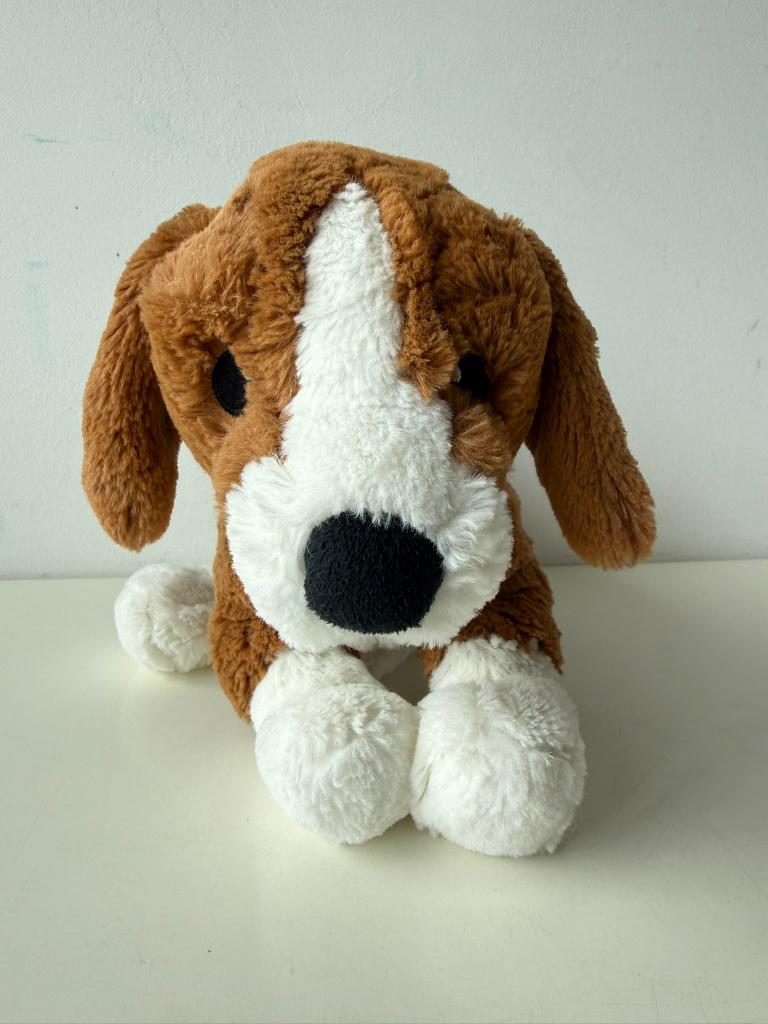 Knuffel hond Beagle 35 cm / Gosig Valp / IKEA, IKEA, Zo goed als nieuw, Middelgroot (20 tot 80 cm), Wasbaar