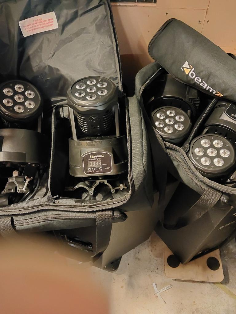 Beamz moving heads MHL 74, Ophalen, Zo goed als nieuw, Licht