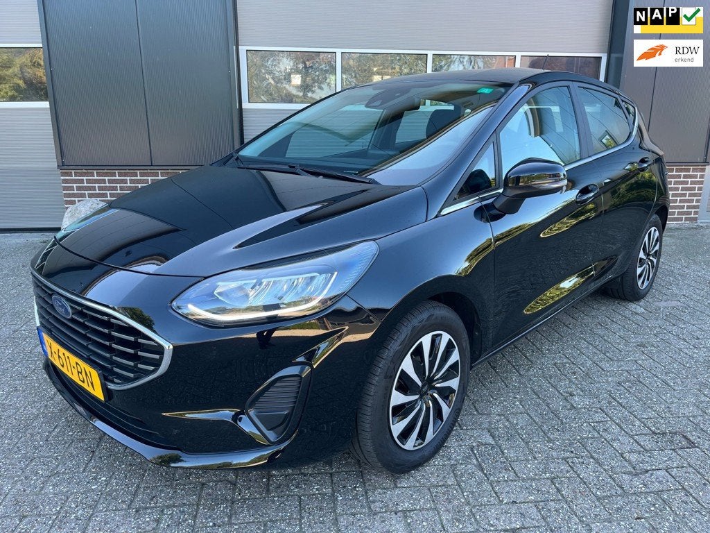 Ford Fiesta 1.0 EcoBoost Hybrid Titanium-Carplay-Stoelverwar, Auto's, Voorwielaandrijving, 125 pk, Gebruikt, Euro 6