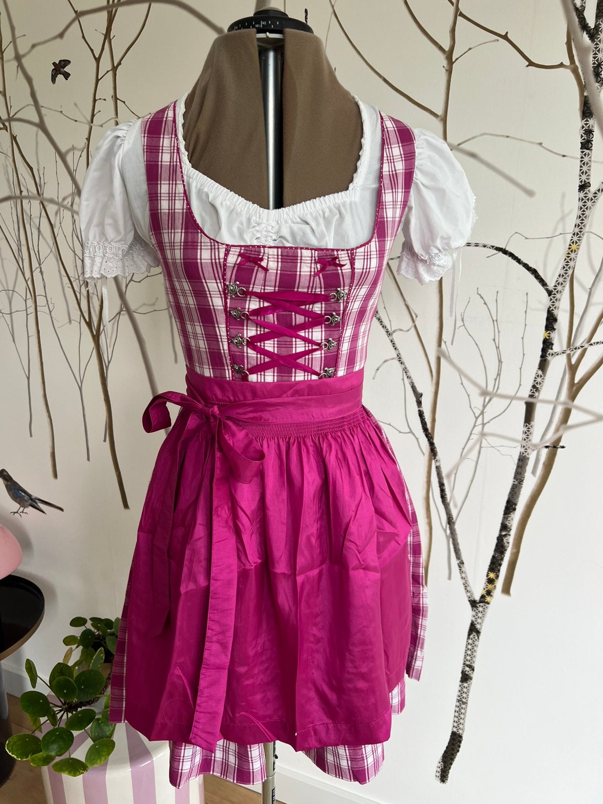 Dirndl 3-delig maat 38 Hammerschmid zgan, Ophalen of Verzenden, Zo goed als nieuw, Maat 38/40 (M), Overige thema's