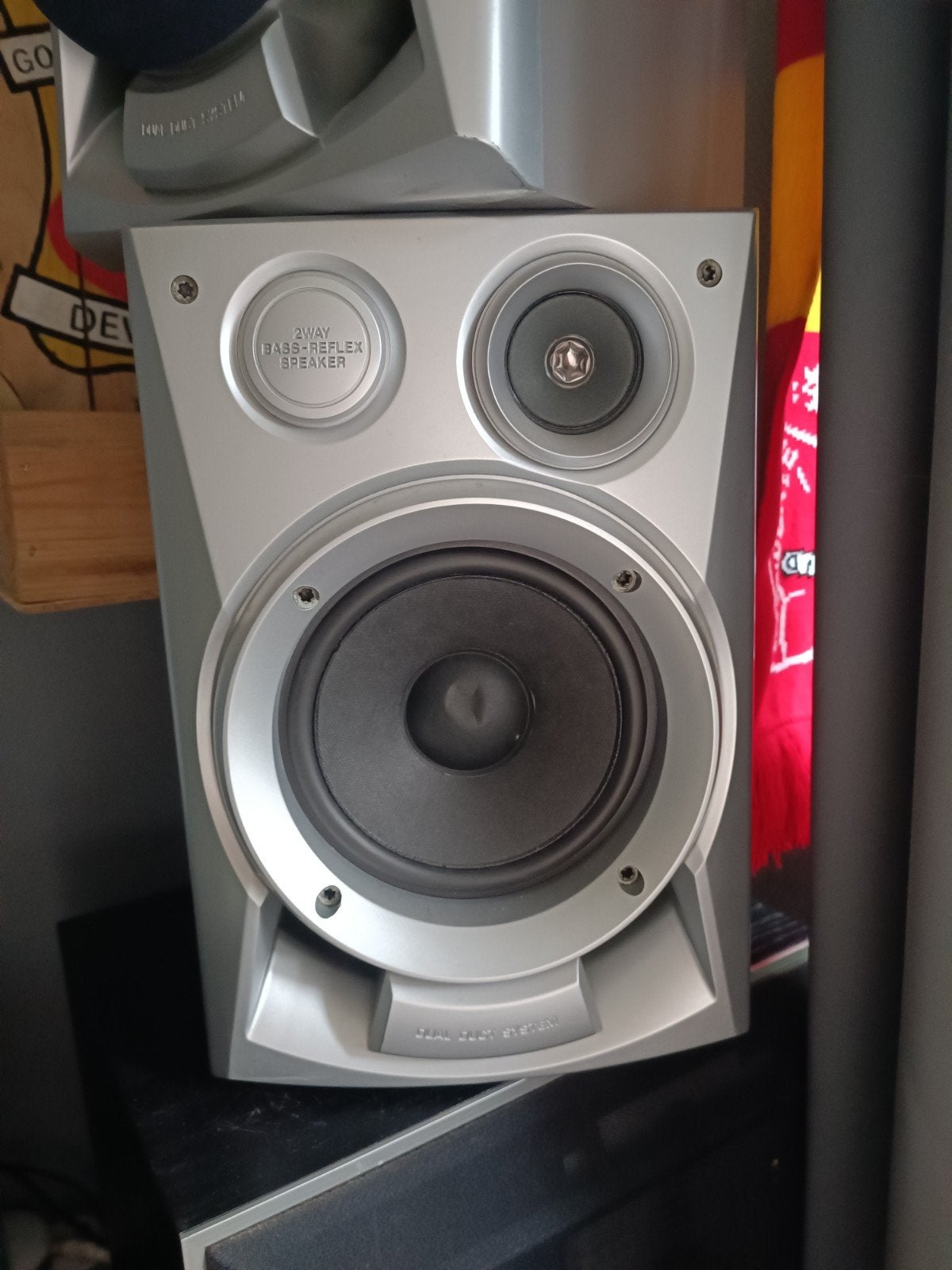 Luidsprekers JVC., Audio, Tv en Foto, Luidsprekers, Ophalen, Front, Rear of Stereo speakers, JVC