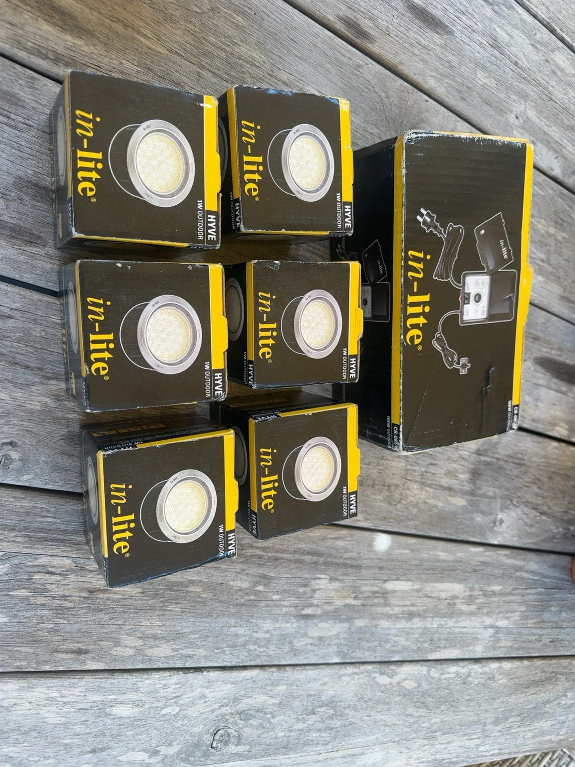 Nieuw In-lite HYVE 1W Outdoor LED grondspots compleet!, Tuin en Terras, Buitenverlichting, Overige materialen, Minder dan 50 watt
