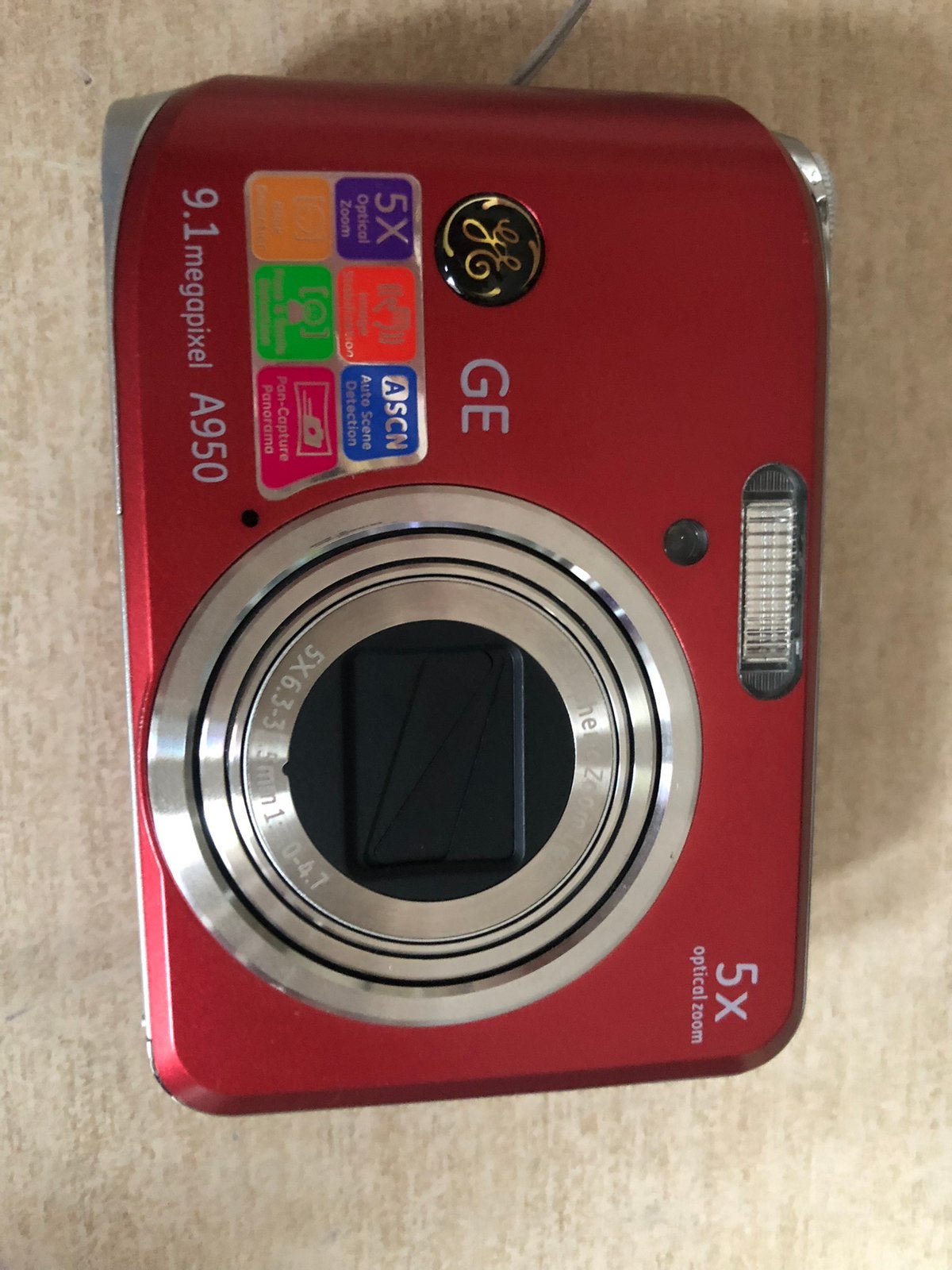 GE A950 9.1 Megapixel 5X Optical Zoom Compact Digital Camera, Gebruikt, Verzenden, Canon, 4 t/m 7 keer