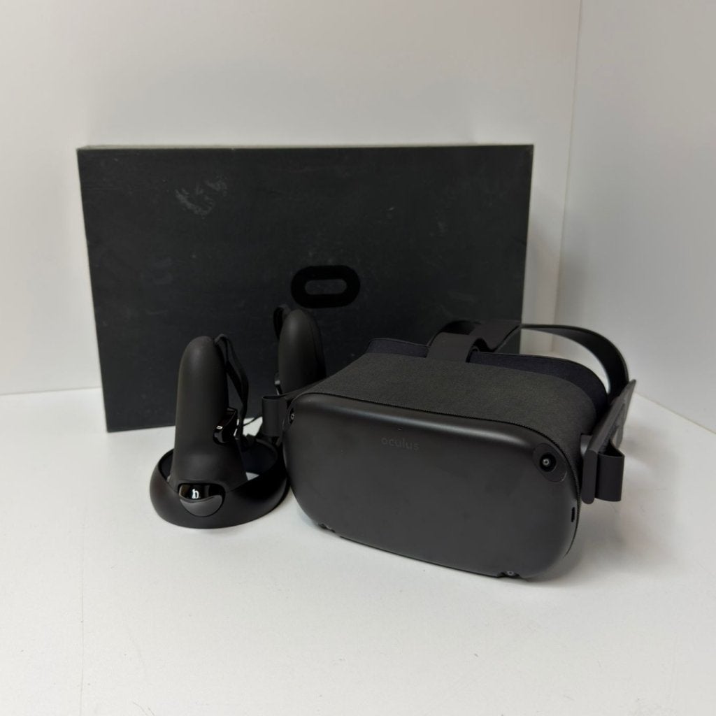 Oculus Quest 1 VR headset Zwart | Nette staat, Spelcomputers en Games, Virtual Reality, Meta Quest, Zo goed als nieuw, https://store.facebook.com/nl/help/support/quest/