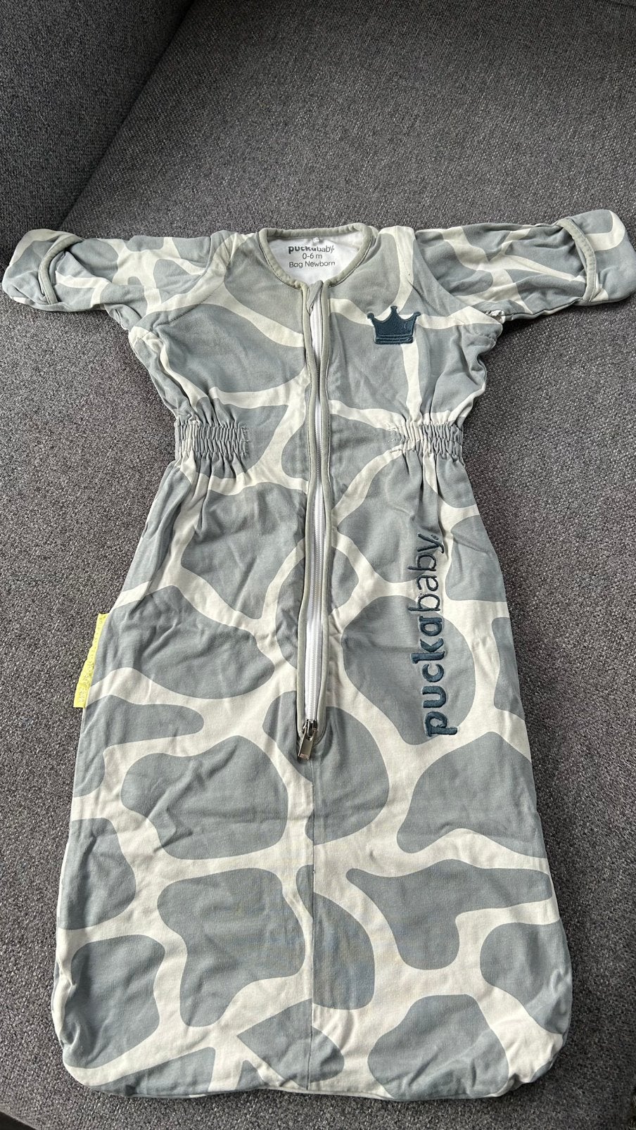 Puckababy 0-6 maanden bag newborn slaapzak, Ophalen of Verzenden, Gebruikt, Slaapzak, Puckababy