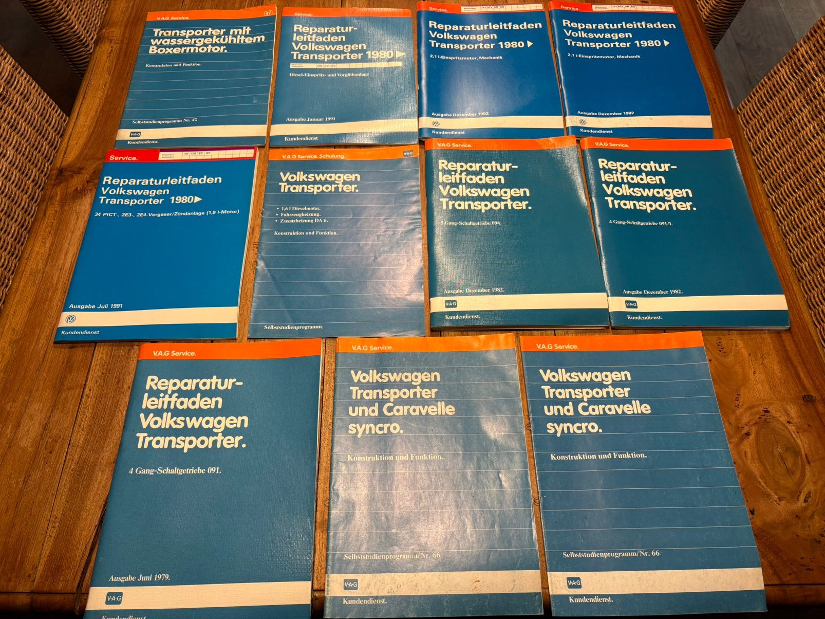 Volkswagen T3 werplaatsboeken zelfstudieboeken, Ophalen, Zo goed als nieuw
