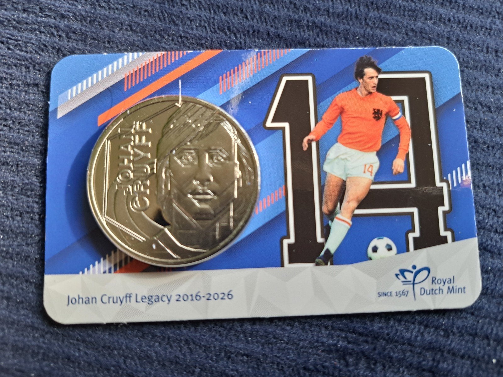 Johan Cruyff Legacy Penning Barcelona 2026 in coincard, Ophalen of Verzenden, Overige materialen, Nederland