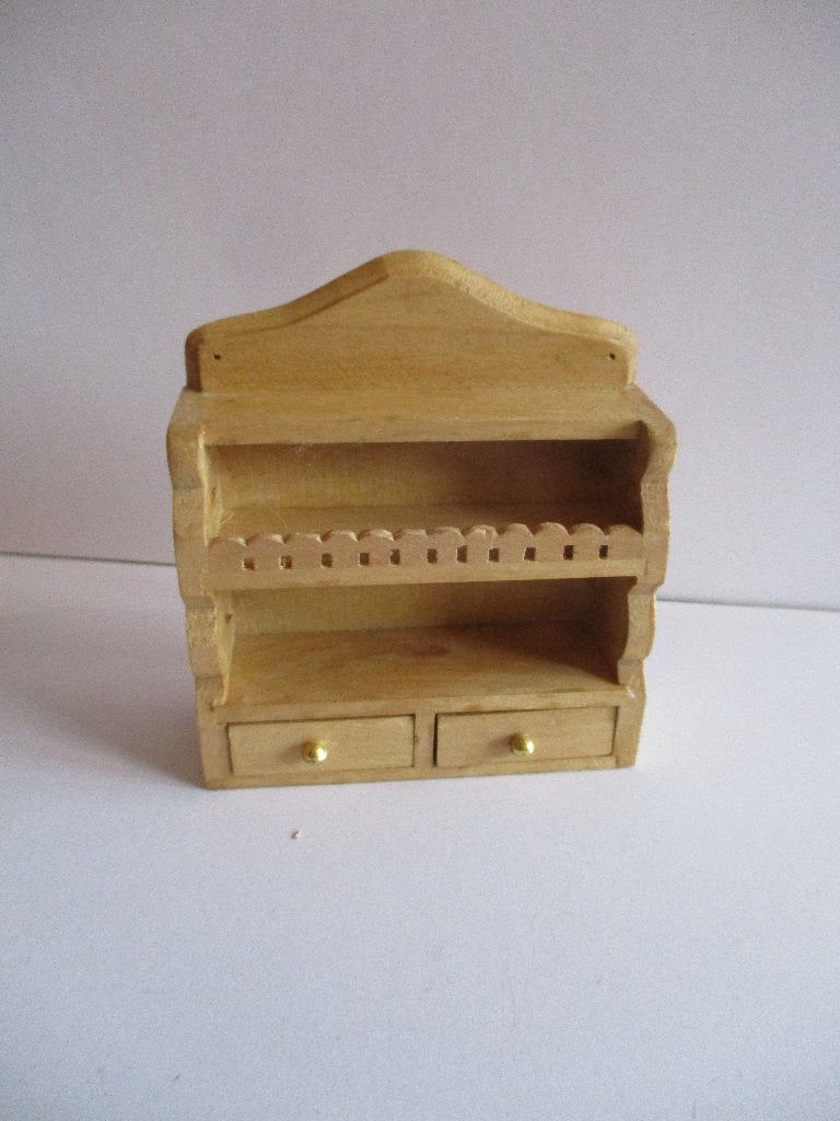 poppenhuis wandkastje blank gelakt, Ophalen of Verzenden, Zo goed als nieuw, Decoratie