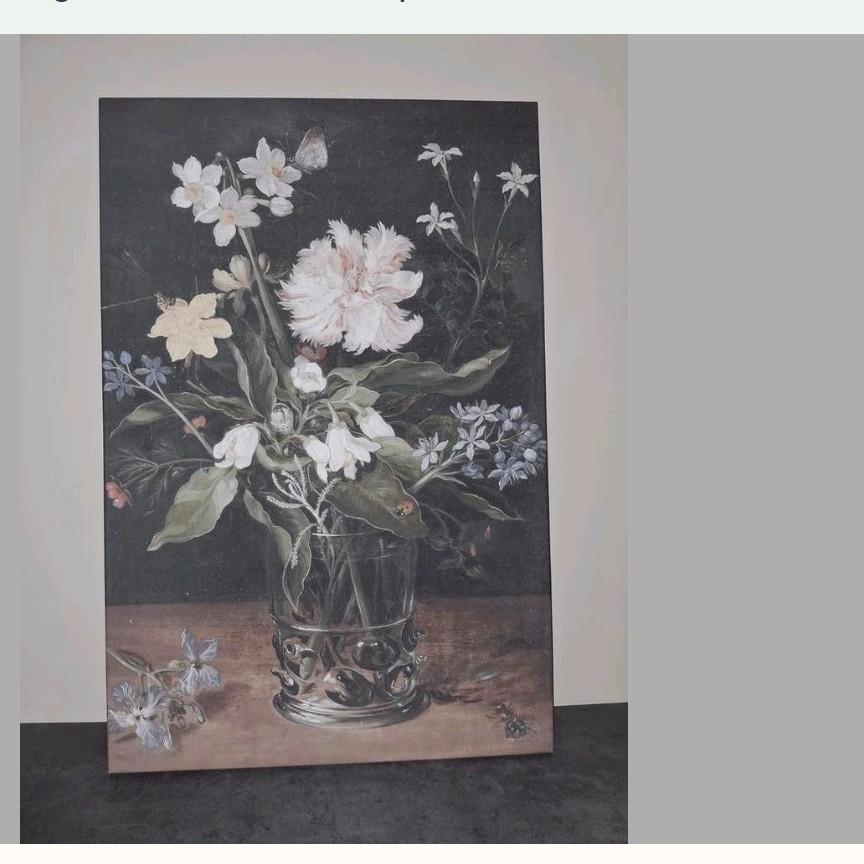 Canvas schilderij echte blikvanger, Ophalen