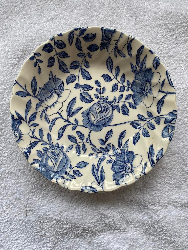 Blauw bord myott meakin England, Ophalen