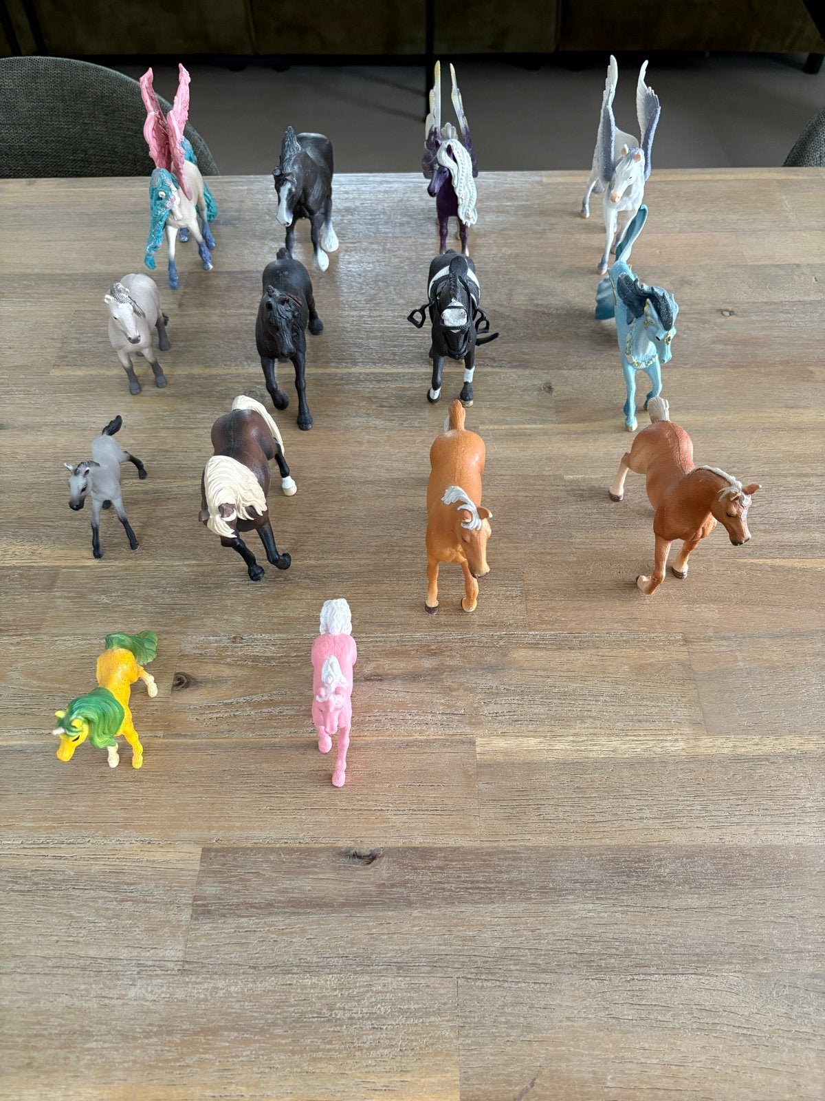 14 Schleich paarden 45€, Ophalen of Verzenden, Zo goed als nieuw