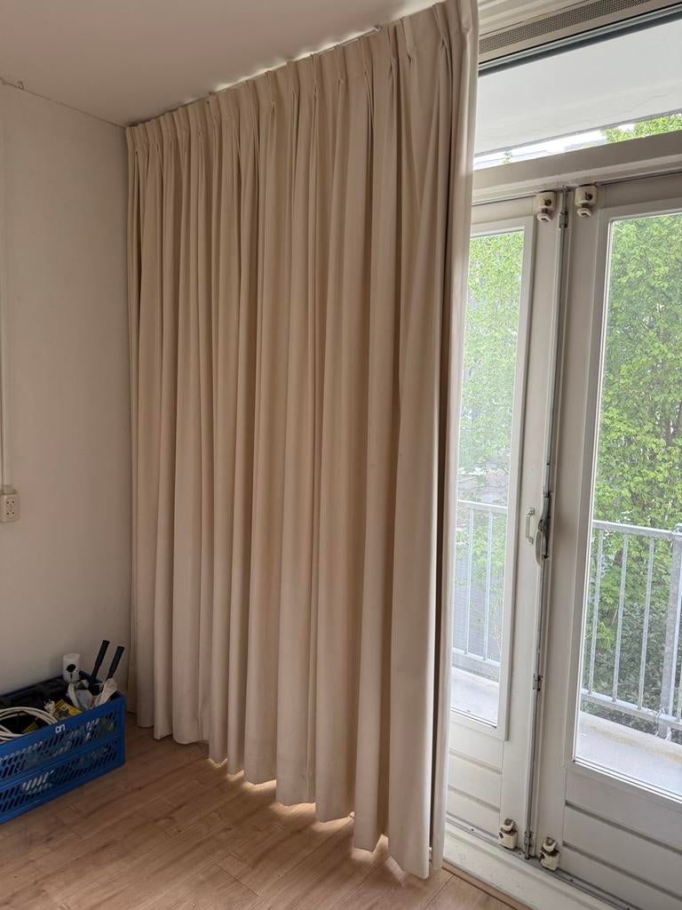 Prachtige zonwerende gordijnen (HEMA) - 3.65m breed, Huis en Inrichting, Stoffering | Gordijnen en Lamellen, Ophalen, Gebruikt
