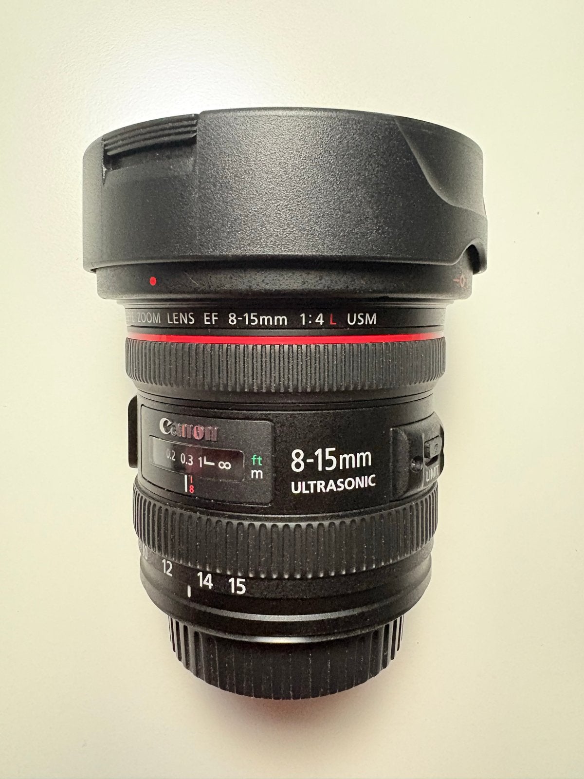 Canon EF 8-15mm 1:4 L USM Fisheye-lens, Canon, Autofocus, Fisheye-lens, Ophalen of Verzenden