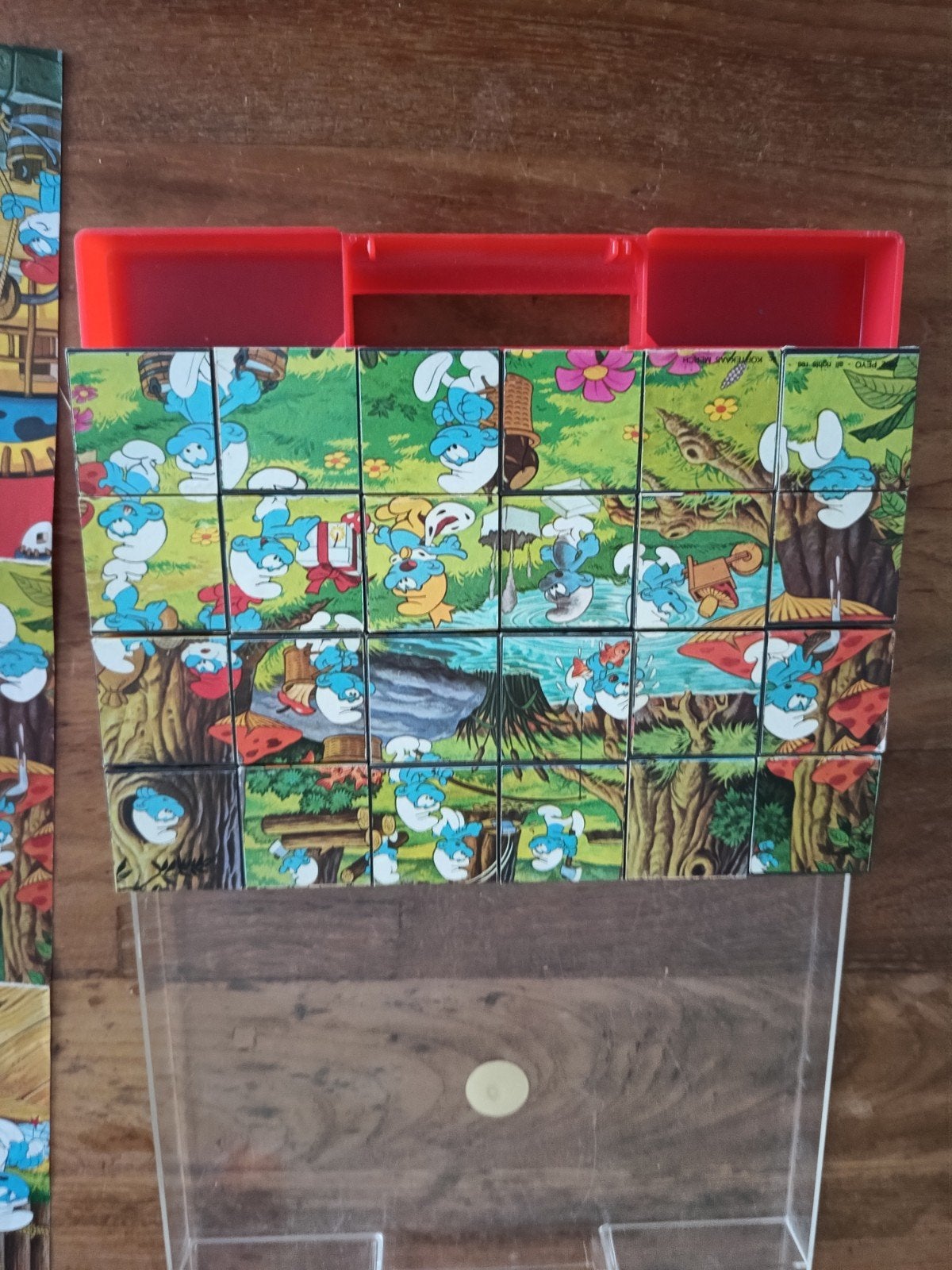 Smurfen Schuifpuzzel met 3 Verschillende Afbeeldingen, Verzamelen, Ophalen of Verzenden
