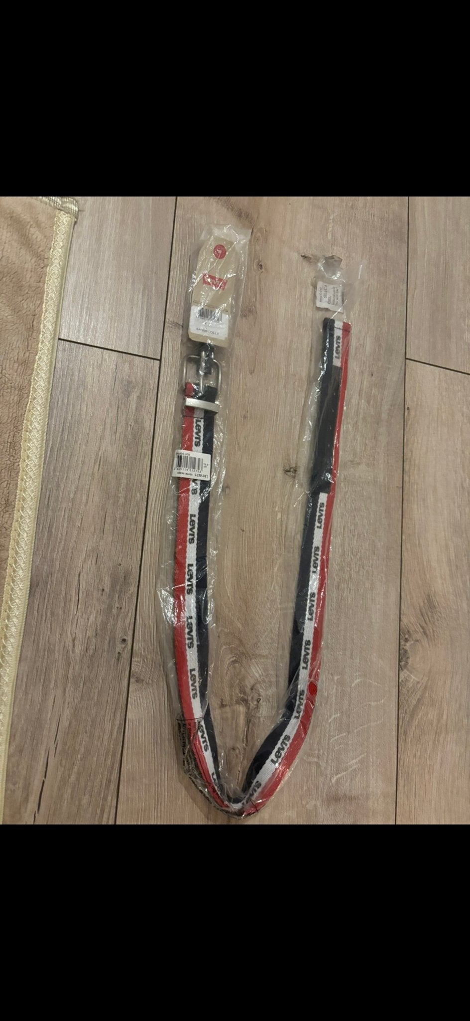 Nieuwe Levi's riem - Rood, Wit, Blauw (L 30-32), Ophalen of Verzenden, Nieuw, Overige kleuren, 80 tot 90 cm
