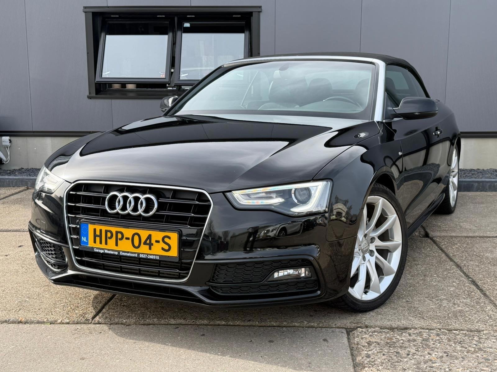 Audi A5 Cabriolet 1.8 TFSI S-Line Sport Edition Open Days, Auto's, Audi, Gebruikt, Zwart, 4 cilinders, Cabriolet