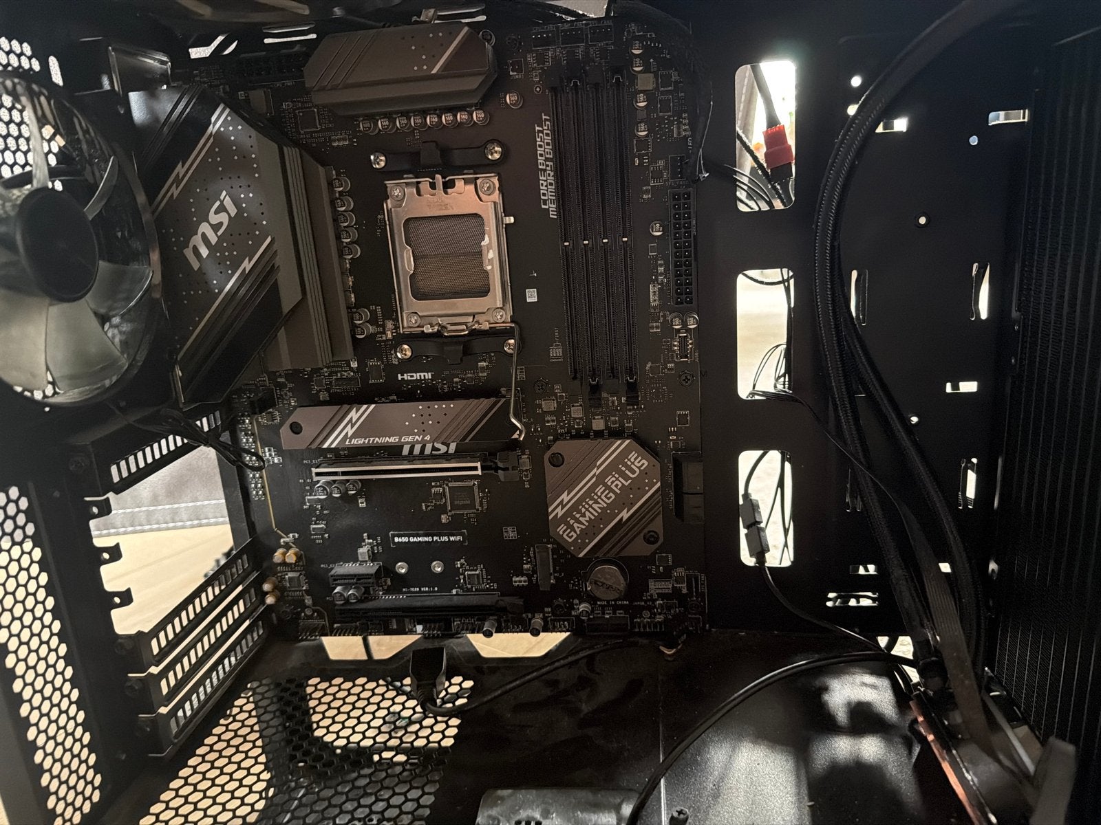 Coolingmaster PC kast met MSI B650 WiFi & Corsair waterkoeli, Computers en Software, Ophalen of Verzenden, Gebruikt
