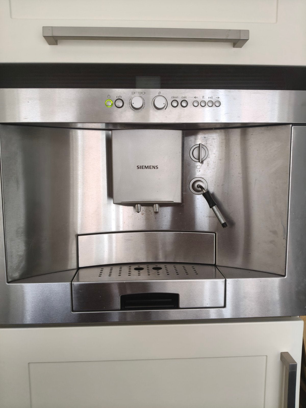 Siemens TK68E571 Inbouw Koffiemachine, Witgoed en Apparatuur, Gebruikt, Espresso apparaat, Koffiebonen, 4 tot 10 kopjes