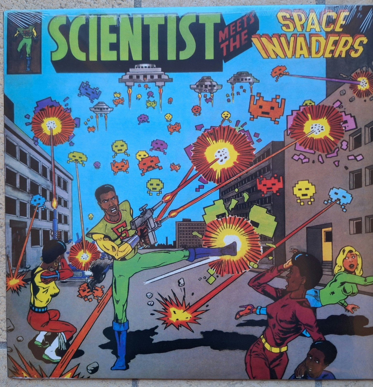 Scientist meets the Space Invaders (reggae dub LP), LP, Ophalen of Verzenden, Reissue, 12 inch