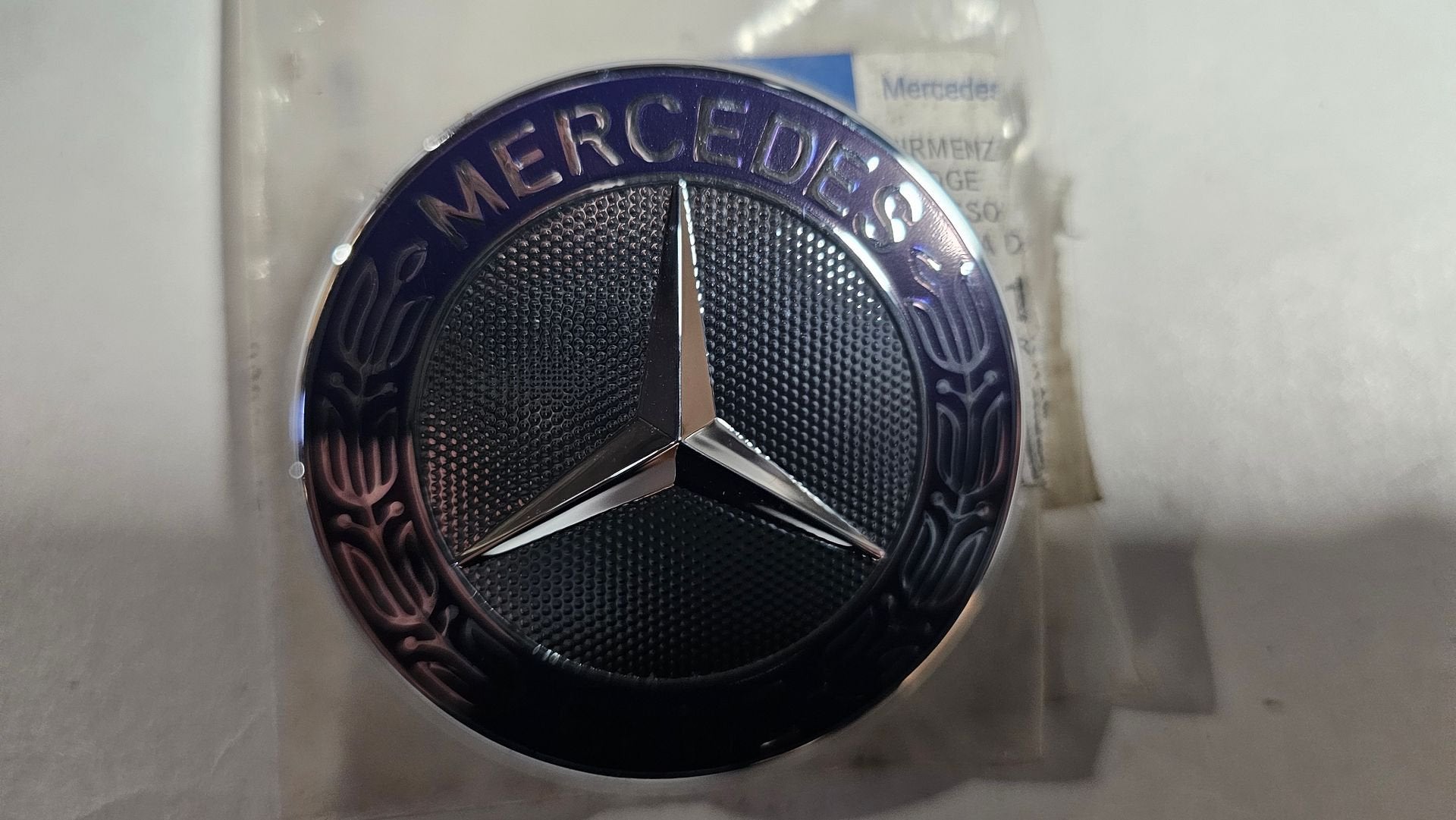 Motorkap embleem Mercedes  Mercedes SL R129 S Klasse C140 A1, Auto-onderdelen, -, Nieuw, Ophalen of Verzenden, -