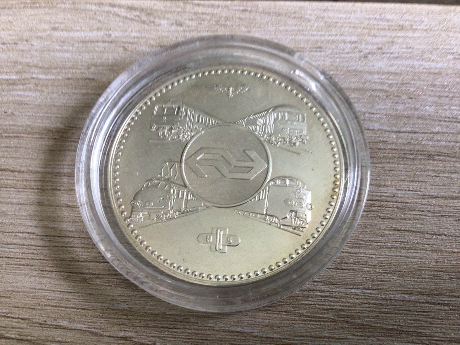 Set van 150 Zilverstuk en 50 Bronstuk - 150 jaar NS, Ophalen of Verzenden, Zilver