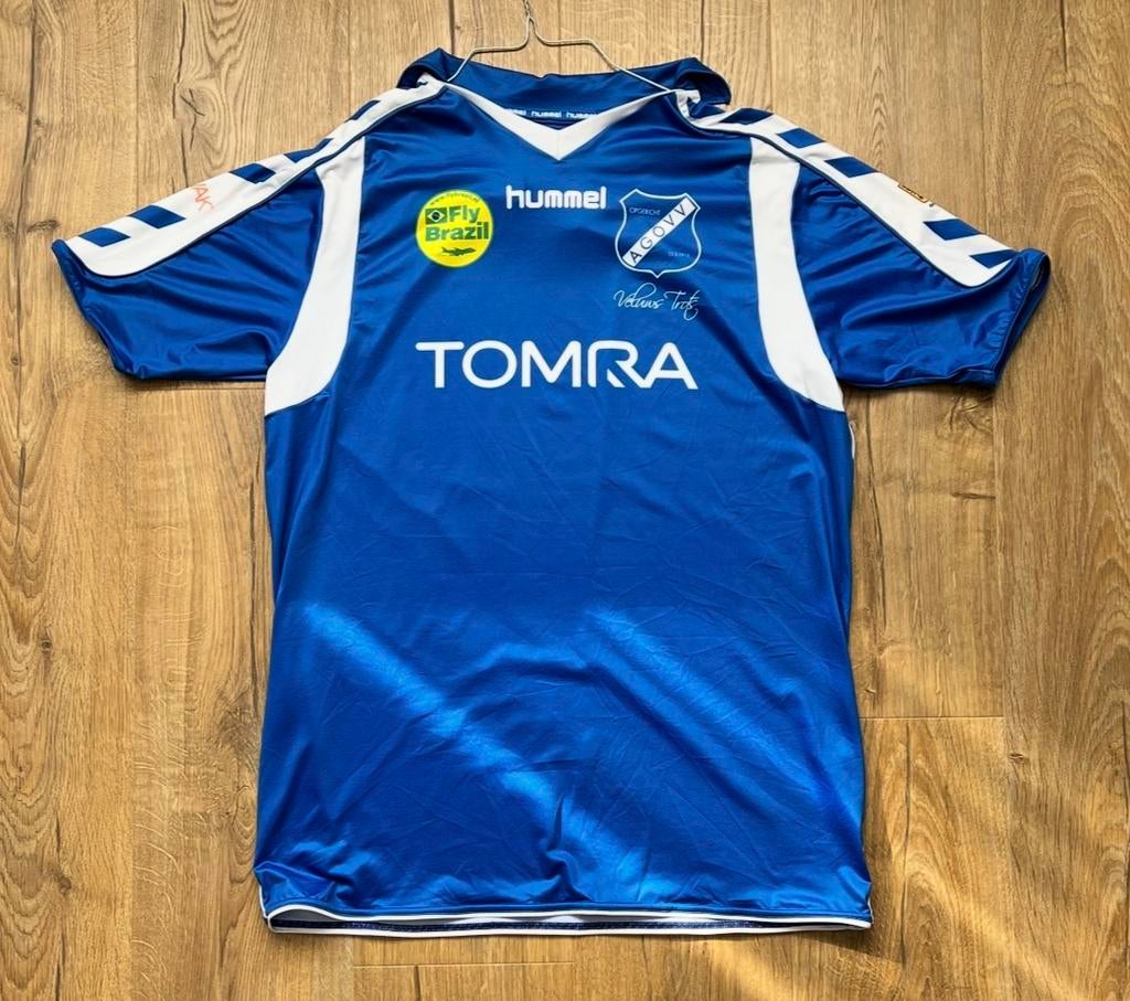 Shirt AGOVV thuis 2012-2013 Hummel XL voetbal, Ophalen of Verzenden, Zo goed als nieuw, Overige binnenlandse clubs, Shirt