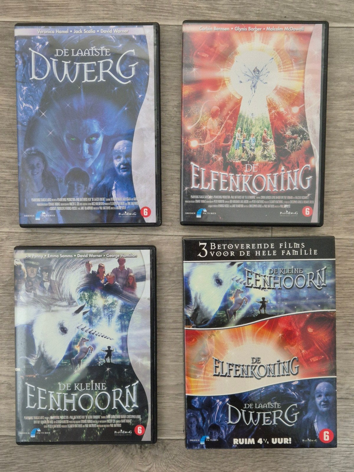 3-DVD box 'Betoverende films voor de hele familie', Alle leeftijden, Ophalen of Verzenden, Zo goed als nieuw