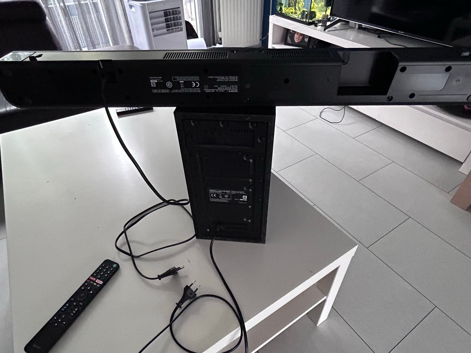 Sony Soundbar met subwoofer en afstandsbediening, Audio, Tv en Foto, Soundbars, Ophalen, Bluetooth, Gebruikt