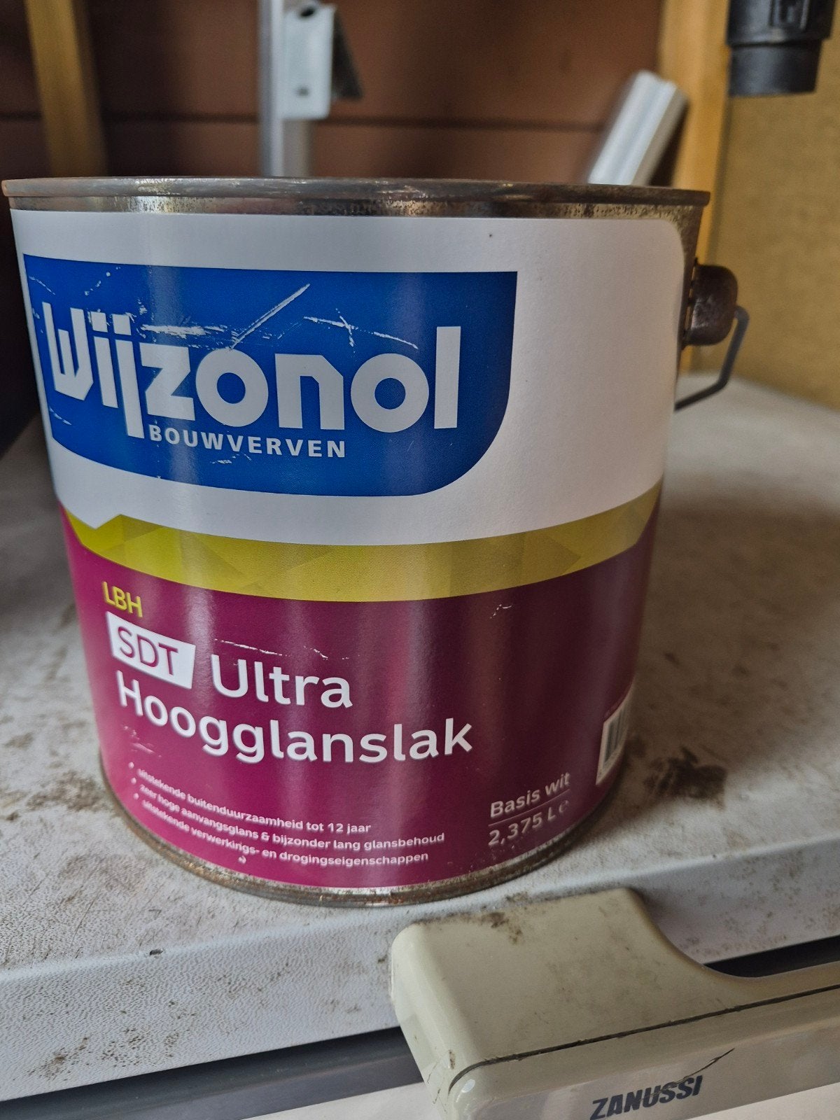 Wijzonol Hoogglanslak Basis Wit - Ongebruikt, Wit, Nieuw, Ophalen of Verzenden, Lak