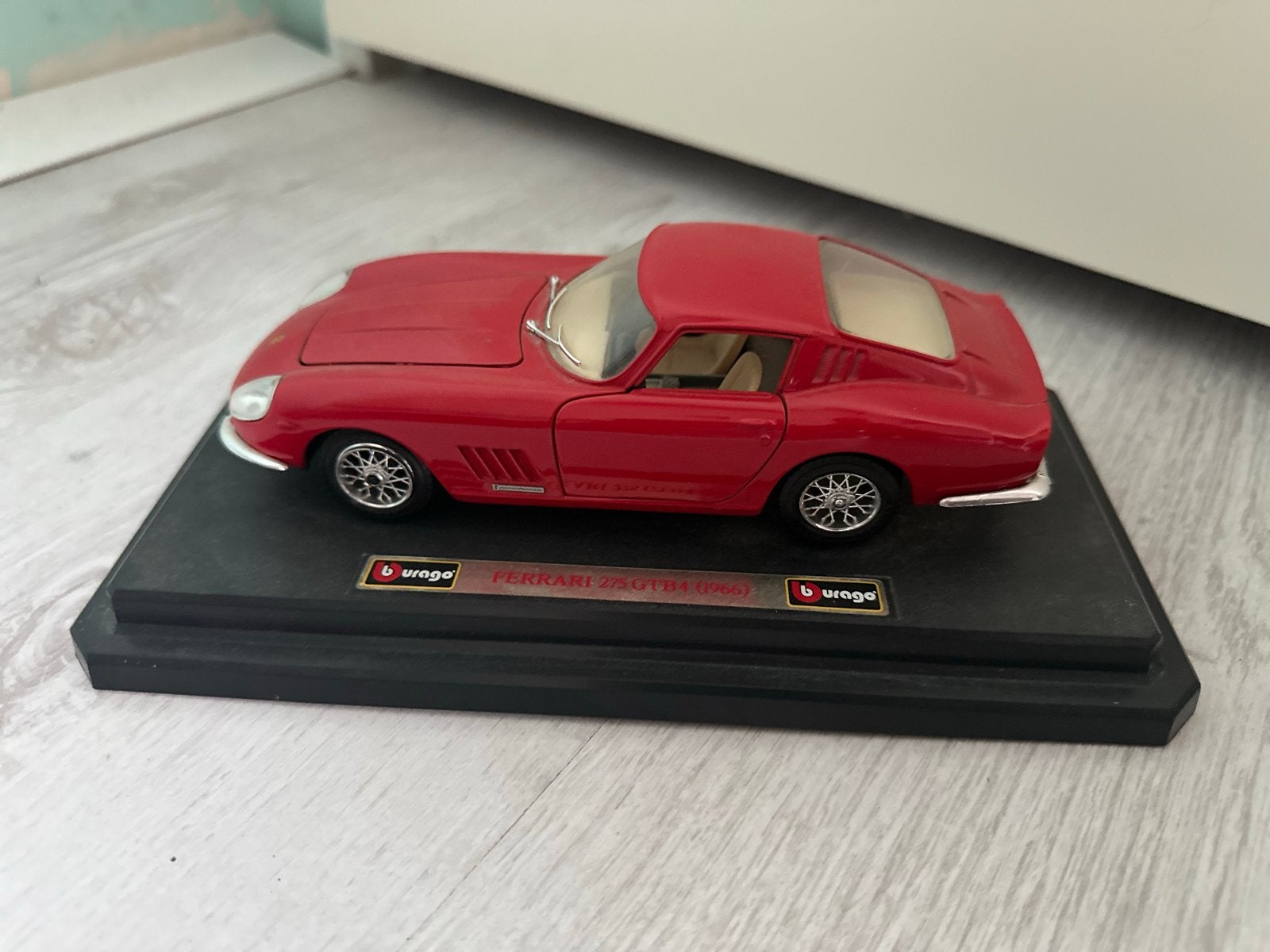 Bburago Ferrari 275 GTB/4 1966  1:24, Ophalen of Verzenden, Nieuw, Auto, Bburago