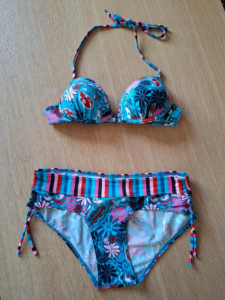 Bikini, merk Tweka, Blauw, Ophalen of Verzenden, Bikini, Gedragen