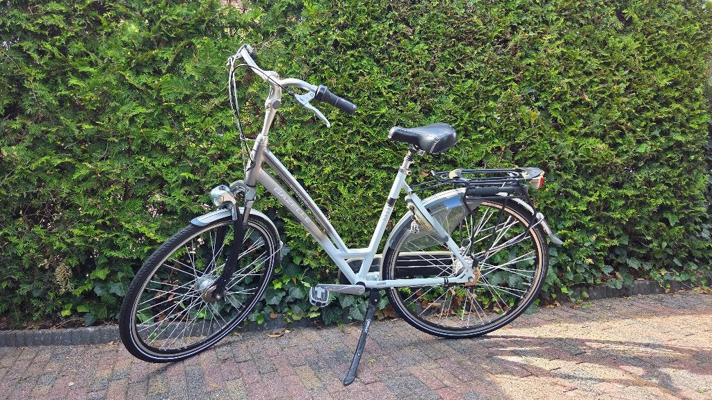 Gazelle Chamonix Plus Dames Fiets Wit, Fietsen en Brommers, Fietsen | Dames | Damesfietsen, Ophalen, Gebruikt, Versnellingen, 50 tot 53 cm