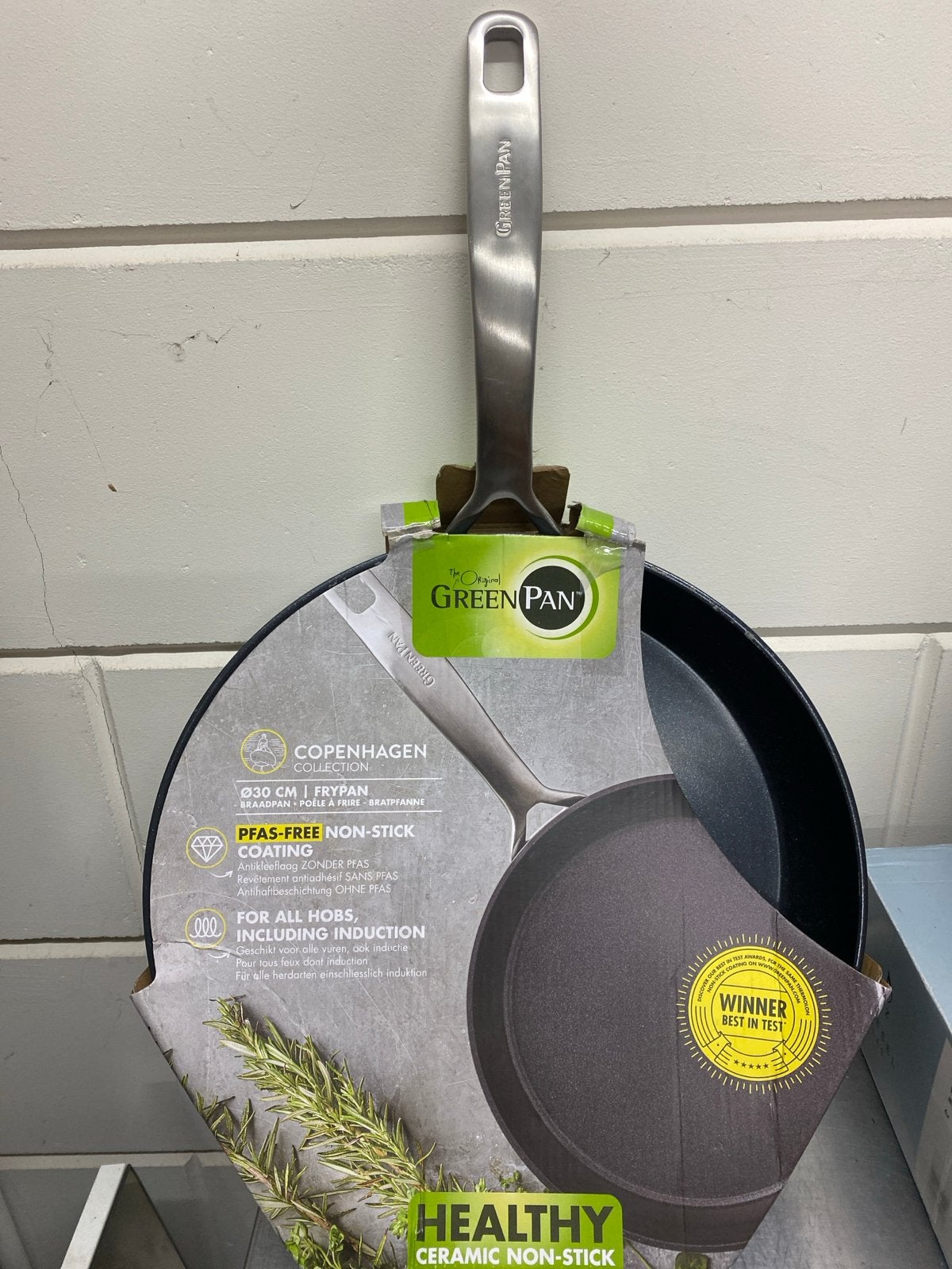 Nieuwe GreenPan Copenhagen Koekenpan 30 cm - PFAS-vrij, Antiaanbaklaag, Onbekend, Nieuw, Ophalen of Verzenden