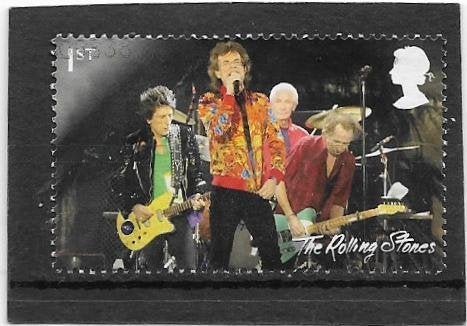 Engeland 2022 The Rolling Stones  New Jersey 2019 1st Class, Verzenden, Gestempeld