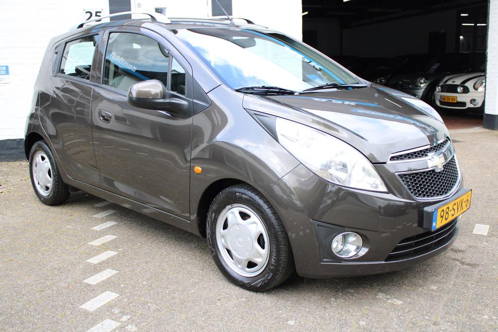 Chevrolet Spark 1.0 16V LS Bi-Fuel /Airco/5 Deuren/Nieuwe ap, Auto's, Chevrolet, Euro 5, Stof, 4 cilinders, Bruin