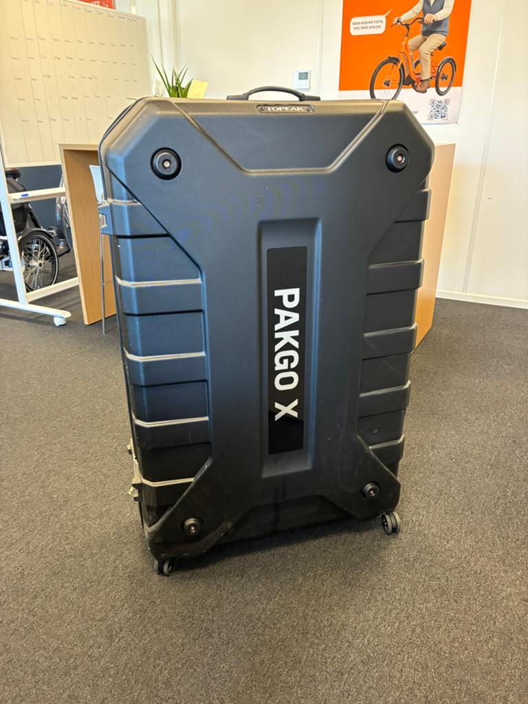 Topeak Pakgo hardcase fietskoffer (Huur), Ophalen, Zo goed als nieuw