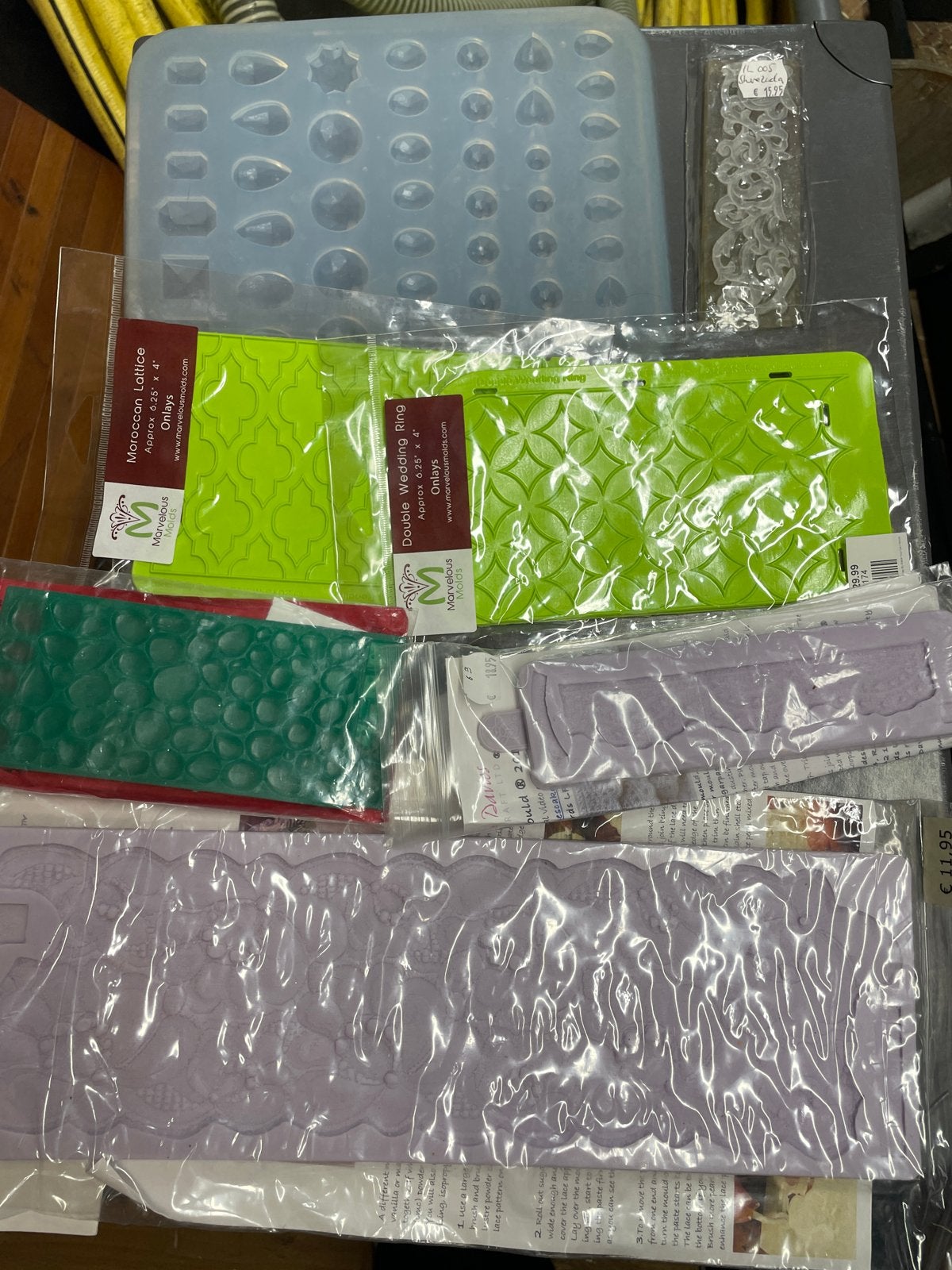 Diverse siliconen mallen en embossing matten, Overige thema's, Nieuw, Meerkleurig, Ophalen of Verzenden