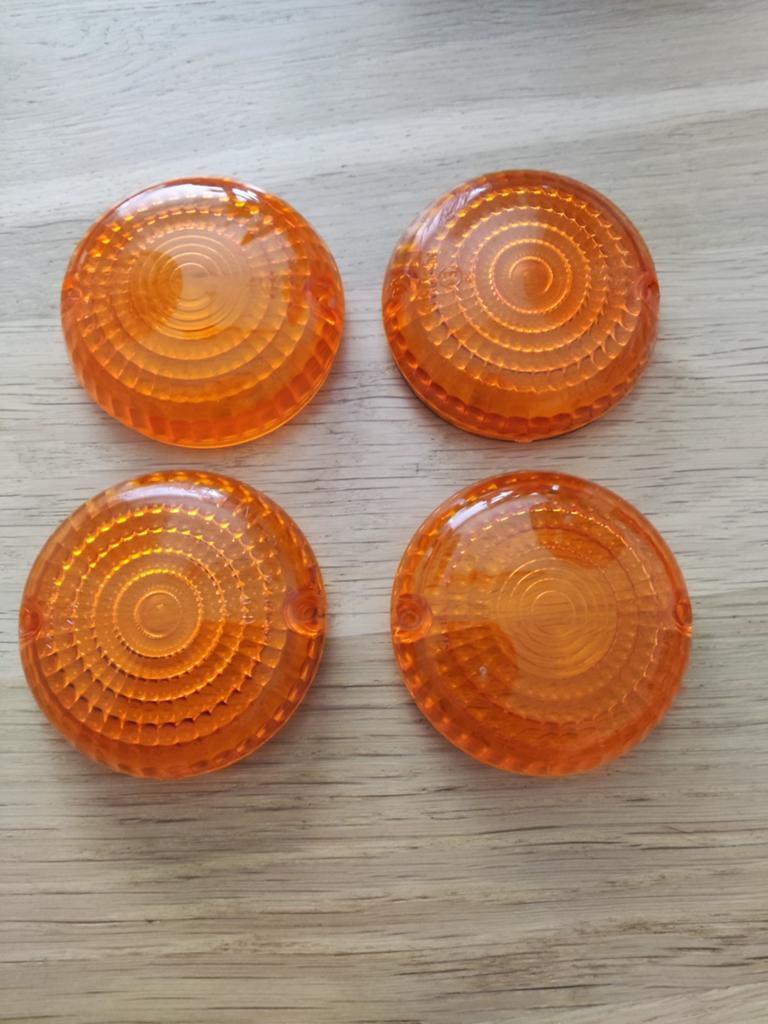 Set van 4 oranje knipperlichtglazen (XV1600 Wildstar), Motoren, Onderdelen | Yamaha, Ophalen of Verzenden, Gebruikt