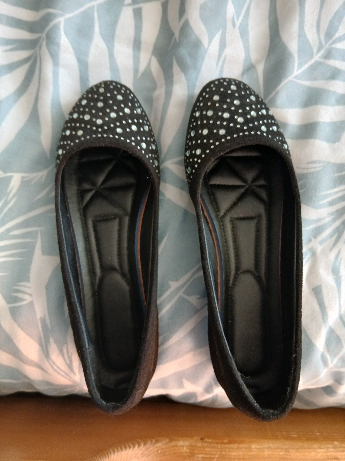 Zilveren glitter damesschoenen maat 41.5, Ophalen of Verzenden, Zo goed als nieuw, Overige kleuren, Ballerina's