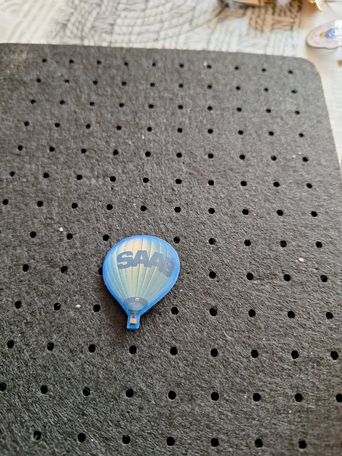 SAAB heteluchtballon sleutelhanger, Verzamelen, Ophalen of Verzenden, Gebruikt