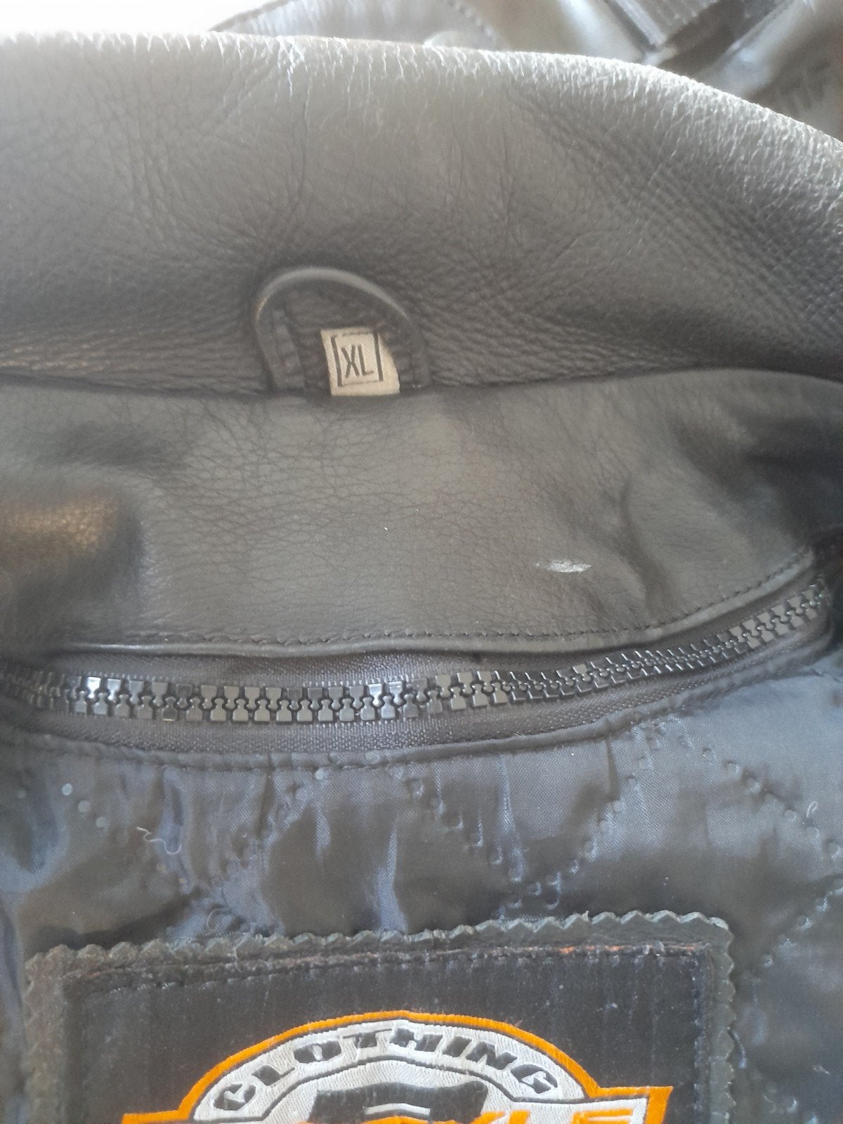 Stoere Restyle leren motorjas - Maat XL, Motoren, Kleding | Motorkleding, Jas | leer, Heren, Tweedehands, Ophalen of Verzenden